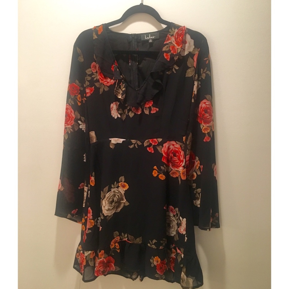 Lulu’s Chiffon Flower Dress